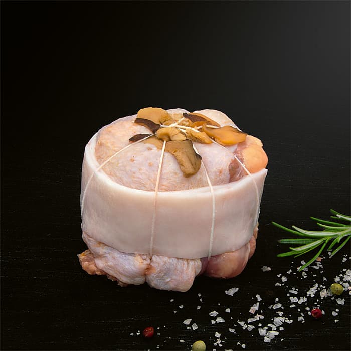 Hähnchenroulade mit Försterfüllung