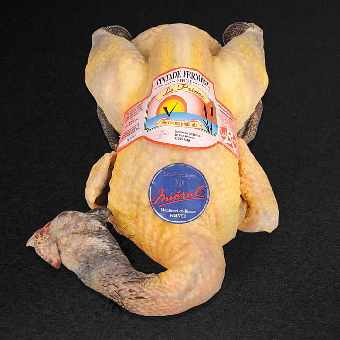 Perlhuhn Label Rouge Le Prince de Dombes von Miéral, effiliert